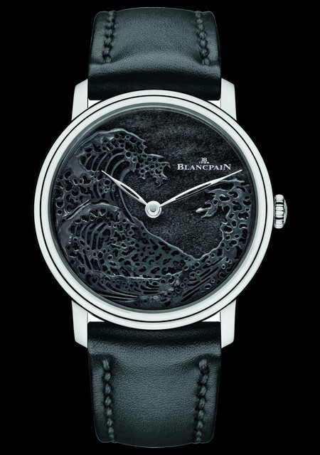 Blancpain Villeret 8 jours Manuelle Metiers d Art La Grande Vague