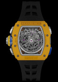 RM-65-01 Chronographe A Rattrapante Automatique Quartz TPT® Jaune Orangé