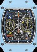 RM-65-01 Chronographe A Rattrapante Automatique Quartz TPT® Bleu Pastel