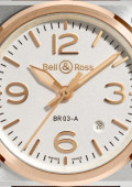 Bell & Ross BR 03 White Steel & Gold