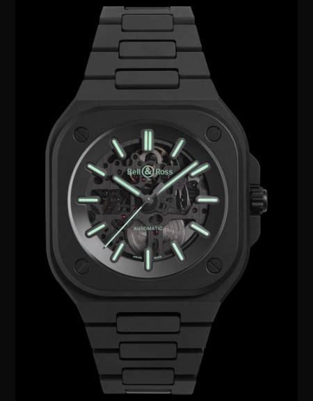 Bell & Ross BR 05 Skeleton Black Lum Ceramic