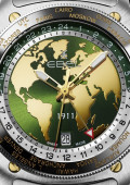 EBEL 1911 Globe Verte 42 mm