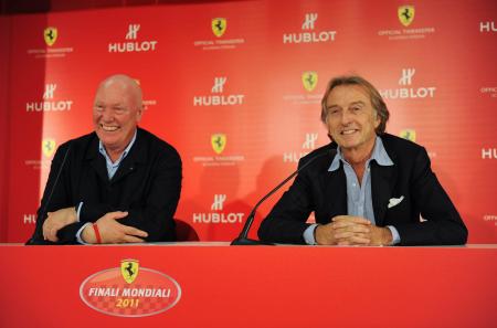 Jean-Claude Biver, CEO de Hublot, et Luca Cordero di Montezemolo, Président de Ferrari S.p.A.©Raphael Faux
