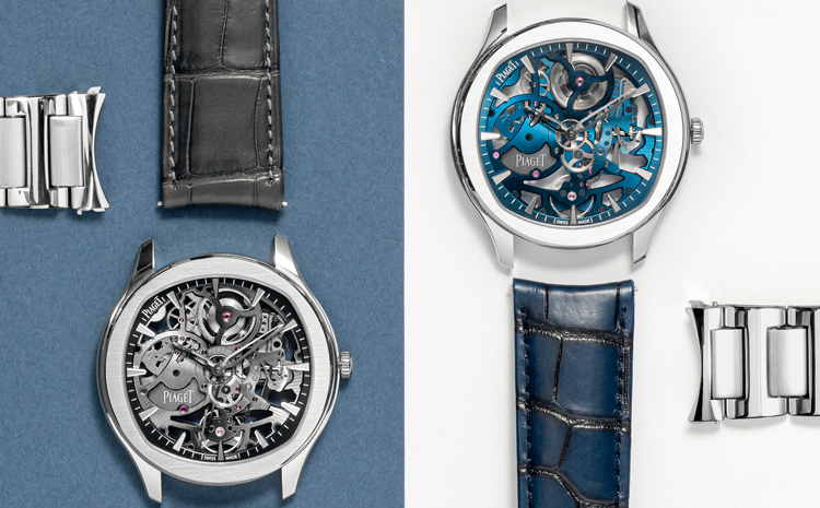 La Polo Skeleton de Piaget est équipée d'un système de bracelet interchangeable