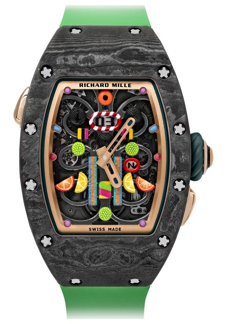 Richard Mille RM 37 01 Automatique Kiwi RM 037 Carbone TPT