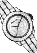 Montre J12 White Star Couture